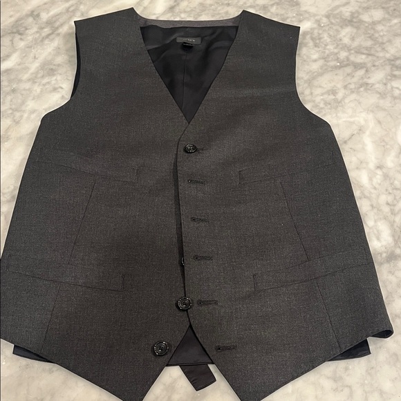J. Crew Dark Gray Suit Vest for Men